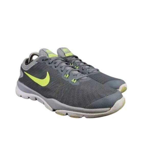 Nike Shoes Womens 8 Athletic Trainer Flex Supreme TR 4 Running Active Grey Green - Picture 13 of 13